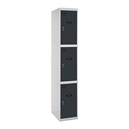 Vestiaire métallique 1800x300x500 - Gris/Anthracite - SIMON RACK - 8425437107429