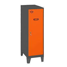 Vestiaire métallique monté 1015x300x500 - Anthracite/Orange - SIMON RACK - 8425437120565