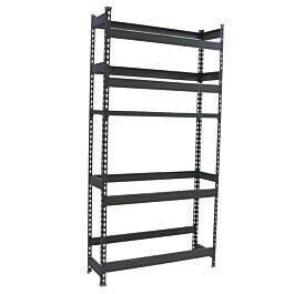 Rayonnage léger tri de bouteille sans vis 2000x1000x300 - 5 niveaux Anthracite - SIMON RACK - 8425437129728