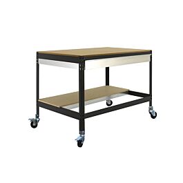 Kit établi mobile Bricolage - 917x1510x760 - 2 niveaux Anthracite/Bois - SIMON RACK - 8425437138478