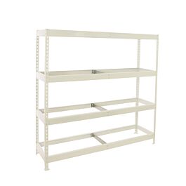 Étagère mobile charge moyenne 400kg - 2000x1800x450 - 4 niveaux Blanc - SIMON RACK - 8425437151101