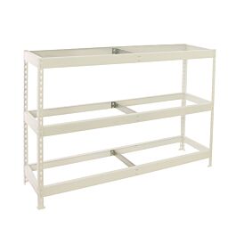 Étagère mobile charge moyenne 400kg - 2000x1800x600 - 3 niveaux Blanc - SIMON RACK - 8425437151163
