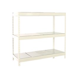 Étagère charge moyenne 500 à 600kg - 1500x1200x450 - 3 niveaux Blanc - SIMON RACK - 8425437151828