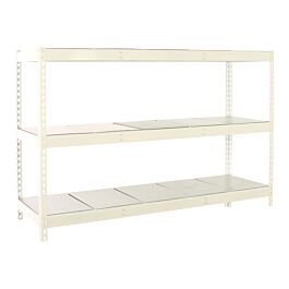 Étagère charge moyenne 500 à 600kg - 2000x2400x900 - 3 niveaux Blanc - SIMON RACK - 8425437153525