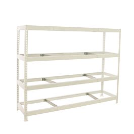 Étagère charge moyenne 500 à 600kg - 2000x2400x900 - 4 niveaux Blanc - SIMON RACK - 8425437153532