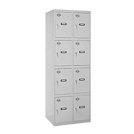 Vestiaire métallique monté 1800x800x500 - Gris - SIMON RACK - 8435104935224