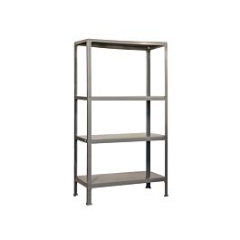 Rayonnage de bureau charge légère sans vis 1600x1000x360 - 4 niveaux Gris - SIMON RACK - 8435104939413