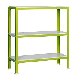 Rayonnage intérieur 900x1000x300 - 3 niveaux Vert/Blanc - SIMON RACK - 8435104940242