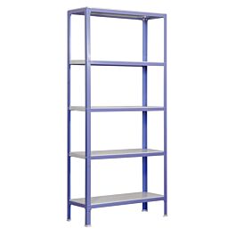 Rayonnage intérieur 1800x1000x300 - 5 niveaux Blanc - SIMON RACK - 8435104940396