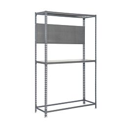 Rayonnage pour garage auto - 2000x1000x400 - 3 niveaux Gris - SIMON RACK - 8435104944080