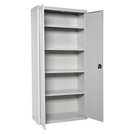 Vestiaire métallique 1800x800x400 - 4 niveaux Gris - SIMON RACK - 8435104947784