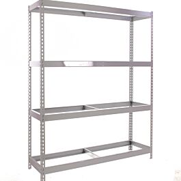 Étagère charge moyenne 500 à 600kg - 2000x2400x450 - 4 niveaux Galvanisé - SIMON RACK - 8435104950722