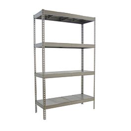 Étagère charge moyenne 500 à 600kg - 2000x2400x900 - 4 niveaux Galvanisé - SIMON RACK - 8435104951569