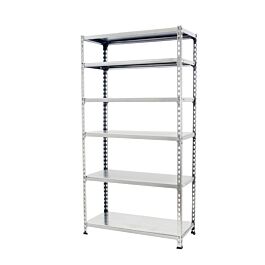 Rayonnage métallique léger sans vis 2500x1000x300 - 6 niveaux Galvanisé - SIMON RACK - 8435104953815