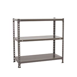 Simon Rack Étagère Rangement et 6 Niveaux en Boix, 150 kg Capacité de Charge et Point de Flexion, 2500x800x300 mm, Étagère Charge Lourde, Étagère Garage, Bleu/Orange/Bois - Maderclick Simon Rack Étagère Rangement et 6 Niveaux en Boix, 150 kg Capacité de Charge et Point de Flexion, 2500x800x300 mm, Étagère Charge Lourde, Étagère Garage, Bleu/Orange/Bois - Maderclick