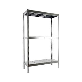 Étagère charge moyenne 500 à 600kg - 1500x1500x750 - 3 niveaux Galvanisé - SIMON RACK - 8435104957233