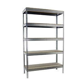 Étagère mobile charge moyenne 400kg - 3000x1500x750 - 5 niveaux Bois - SIMON RACK - 8435104958032