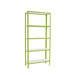 Rayonnage intérieur 1800x800x300 - 5 niveaux Vert/Blanc - SIMON RACK - 8435104962060
