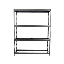 Étagère charge moyenne 500 à 600kg - 2000x1500x450 - 4 niveaux Gris - SIMON RACK - 8435104975893