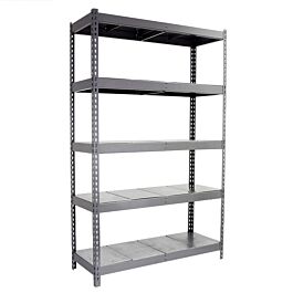 Étagère charge moyenne 500 à 600kg - 2000x1500x450 - 5 niveaux Gris - SIMON RACK - 8435104976340
