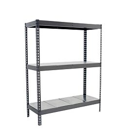 Étagère charge moyenne 500 à 600kg - 1500x1500x750 - 3 niveaux Gris - SIMON RACK - 8435104976968