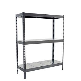 Étagère mobile charge moyenne 400kg - 2000x1800x600 - 3 niveaux Gris - SIMON RACK - 8435104977767