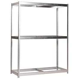 Étagère mobile charge moyenne 400kg - 2000x1800x750 - 3 niveaux Galvanisé - SIMON RACK - 8435104991121