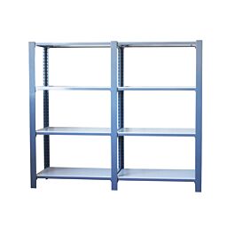 Rayonnage de bureau charge légère sans vis 1500x1800x400 - 4 niveaux Blanc - SIMON RACK - 8435104998472