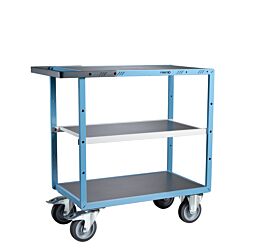 Servante mécano-soudée 3 plateaux 850x500 mm 400 kg - FIMM - 880701342