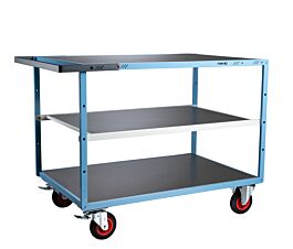 Servante mécano-soudée 3 plateaux 1200x800 mm 400 kg - FIMM - 880703332