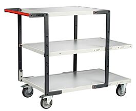 Servante 3 plateaux mélaminé roues TPE 250 kg - FIMM - 884722125