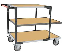 Servante Flat-Pack 3 plateaux charge 400 kg - FIMM - 884732245