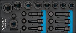 MODULE MOUSSE 172X392MM DOUILLES A CHOCS - 24PC - HAZET - HZ233441
