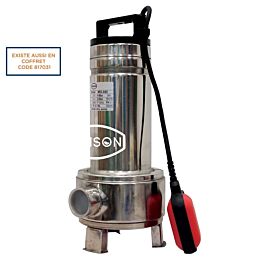 POMPE DE RELEVAGE 230V 0,55KW INOX EAUX CHARGEES - RENSON - 980001
