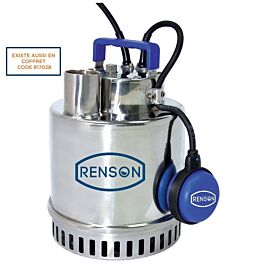 POMPE DE RELEVAGE 230V 1,5KW INOX EAUX CLAIRES - RENSON - 980011