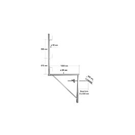 CONSOLE COMPLÈTE ALTRAD DE MACONNERIE LARGEUR 1M - 610000PMH