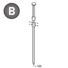 1650 POINTES 20° 34 X 100 LISSES - ASLAFIX - 20341001