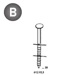 23400 COILS BO 21/23 X 32 ANNELÉES - ASLAFIX - BO-21322