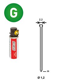 PACK 2 000 J-35 GALVA + 2 GAZ GAZ0020 - ASLAFIX - P6J-351