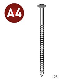 TB ANNELÉ INOX 25/27X25 - 1 KG - ASLAFIX - TB200259