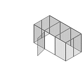 Cage pour bouteilles de gaz gorrila gas cage ggc17 -3600x1800x1800ARMORGARD - GGC17