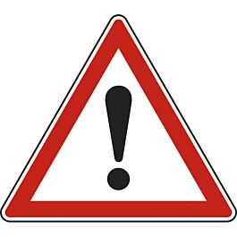 Panneau triangle Autres dangers avec dimensions 500 Ecolign A14 cl1 - NADIA SIGNALISATION - TRI500E1A14