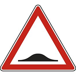 Panneau triangle Ralentisseur Dos-d'âne 1000 Ecolign A2b cl1 - NADIA SIGNALISATION - TRI1000E1A2b