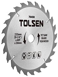 Disque bois pr scie circulaire 185mmx40tx30mm (76431) BUISARD - 100486