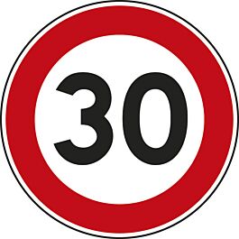 Panneau disque Interdiction de dépasser 850 Ecolign B14 30 cl1 - NADIA SIGNALISATION - DIS850E1B14 30