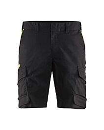 Short Industrie stretch 2D Blåkläder 1446 Noir/Jaune fluo Blaklader - 144618329933C