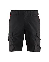 Short Industrie stretch 2D Blåkläder 1446 Noir/Rouge Blaklader - 144618329956C