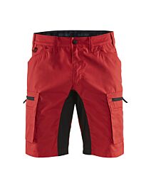Short maintenance +stretch Blåkläder 1449 Rouge/Noir Blaklader - 144918455699C