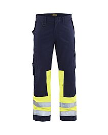 Pantalon Multinormes Blåkläder 1478 Marine/Jaune fluo Blaklader - 147815148933C