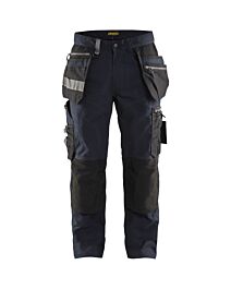 Pantalon artisan +stretch Blåkläder 1590 Marine foncé/Noir Blaklader - 159013438699C